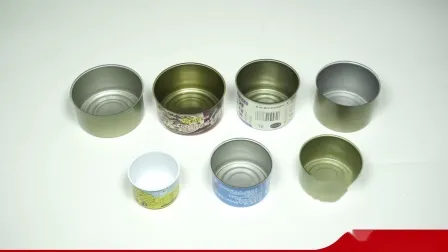 Lata redonda de lata de la comida de la pintura de la categoría alimenticia del metal de la categoría alimenticia para la lata vacía de la hojalata del acondicionamiento de los alimentos