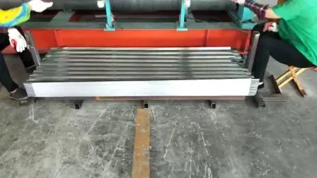 Chapa ondulada de alta calidad utilizada, hoja de acero corrugado galvanizado de 6 pies/8 pies/10 pies/14 pies