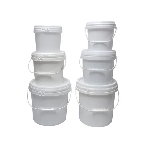 1L 3L 5L 10L 15L 20L 25L 5 galones contenedor de embalaje de 7 galones cubo de plástico de calidad alimentaria